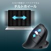 400-MAWBS228BK ブルーLEDマウス Bluetooth/ワイヤレス 静音エルゴノミクス サンワダイレクト 74825619