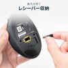 400-MAWBS228BK ブルーLEDマウス Bluetooth/ワイヤレス 静音エルゴノミクス サンワダイレクト 74825619