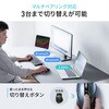 400-MAWBT203BK ブルーLEDマウス Bluetooth/ワイヤレス チルトホイール サンワダイレクト 74825655
