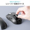 400-MAWBT203BK ブルーLEDマウス Bluetooth/ワイヤレス チルトホイール サンワダイレクト 74825655