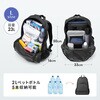 200-BAGBP029BK-L キャリングバック ビジネスタイプ リュック サンワダイレクト 74825680