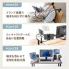 200-STN096BK アーム タブレット用 フレキシブルタイプ サンワダイレクト 74825707