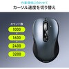 400-MAWBT203BG ブルーLEDマウス Bluetooth/ワイヤレス チルトホイール サンワダイレクト 74825786