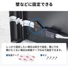 500-LAN6A-FLFF LAN延長ケーブル CAT6A すきま用 サンワダイレクト 74825838