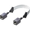 500-LAN6A-FLFF LAN延長ケーブル CAT6A すきま用 サンワダイレクト 74825838