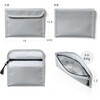 200-BAGINFP1SV 耐火ケース モバイルバッテリ用 サンワダイレクト 74825960