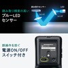 400-MABS233BK ブルーLEDマウス Bluetooth5.2 静音 サンワダイレクト 74825987