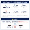 500-KC051-20 USB TypeC変換ケーブル USB TypeC-HDMI 4K60Hz対応 サンワダイレクト 74826057