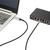 500-LAN6KASL03 LAN変換ケーブル CAT6 RJ-45/USB A サンワダイレクト 74826145