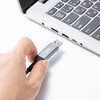 500-LAN6KASL03 LAN変換ケーブル CAT6 RJ-45/USB A サンワダイレクト 74826145