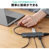 400-DKMP6GM ドッキングハブ USB TypeC サンワダイレクト 74826301