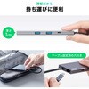 400-DKMP6GM ドッキングハブ USB TypeC サンワダイレクト 74826301