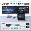 400-DKMP6GM ドッキングハブ USB TypeC サンワダイレクト 74826301