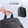 200-BAGCR015BK キャリングバッグ キャリータイプ リュック サンワダイレクト 74826380
