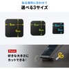 200-QL030BK 耐震接着ゴム 四角4枚入り サンワダイレクト 74826398