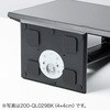 200-QL030BK 耐震接着ゴム 四角4枚入り サンワダイレクト 74826398