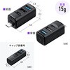 400-HUBCP38BK USBハブ USB 5Gbps サンワダイレクト 74826425