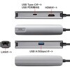 USB-5TCHLP7S ドッキングハブ USB TypeC サンワサプライ 74996595