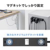 TAP-SPSLIM4MG-2BK 電源タップ スリム マグネット/雷ガード付き サンワサプライ 74996647