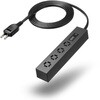 TAP-SPSLIM4MG-2BK 電源タップ スリム マグネット/雷ガード付き サンワサプライ 74996647