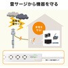 TAP-SPSLIM8MG-2W 電源タップ スリム マグネット/雷ガード付き サンワサプライ 74996656