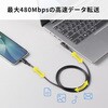 KU-CCP60L10TK2 USB TypeCケーブル USB2.0 PD60W対応 サンワサプライ 74996681