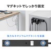 TAP-SPSLIM6MG-2BK 電源タップ スリム マグネット/雷ガード付き サンワサプライ 74996760