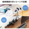 TAP-SPSLIM6MG-2BK 電源タップ スリム マグネット/雷ガード付き サンワサプライ 74996760