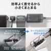 TAP-SPSLIM4MG-2W 電源タップ スリム マグネット/雷ガード付き サンワサプライ 74996830