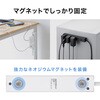 TAP-SPSLIM4MG-2W 電源タップ スリム マグネット/雷ガード付き サンワサプライ 74996830