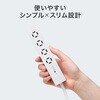 TAP-SPSLIM4MG-2W 電源タップ スリム マグネット/雷ガード付き サンワサプライ 74996830