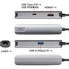 USB-5TCHLP7S-1 ドッキングハブ USB TypeC サンワサプライ 74996839
