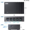 LAN-GIGAC503BK スイッチングハブ Giga対応 TypeC給電 サンワサプライ 74996900