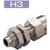 VPE-H3-FM6 真空パッドホルダ単体 直付型固定式 真空取出し口メネジ PISCO(ピスコ) 75083587