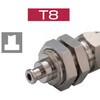 VPE-T8-FM6 真空パッドホルダ単体 直付型固定式 真空取出し口メネジ PISCO(ピスコ) 75083596