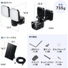 800-LED101 LEDセンサーライト ソーラー充電式 2灯 サンワダイレクト 75092477