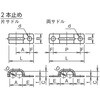 PZ-0108(6.2) ケーブル・パイプ用サドル 大和電業 75093439