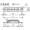 PZ-0108(6.2) ケーブル・パイプ用サドル 大和電業 75093439