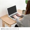 SPD-7041H(KW) 木製 折りたたみ式デスク YAMAZEN(山善) 75107053