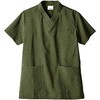 スクラブ(男女兼用・半袖) OV6503-6(オリーブ) 4L 住商モンブラン