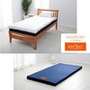 2460-57319 西川 マットレス 高反発 エニーマット ネイビー 通気性 メッシュ 洗える コンパクト 西川 75134369