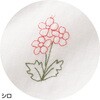 822238-01 822238 7分袖花柄刺繍前開きブラウスシロM ケアファッション 75145948