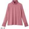 822215-23 822215 ハイネックTシャツローズLL ケアファッション 75146508