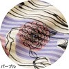 822128-21 822128 7分袖後ろ長めTシャツパープルM～L ケアファッション 75147129