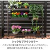 YPR-9489F(BR) プランターラック 3段 幅固定タイプ 植物 観葉植物置き ラック YAMAZEN(山善) 75164340