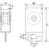 SL-20S スライド滑車 使用ロープ径～7mm 水本機械製作所 75253109
