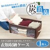 1007481 パッと見える炭入り消臭衣類カバー アイメディア 75257038