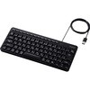 TK-QT11MUMBK 有線キーボード 静音 テンキーレス 日本語配列 USB接続(USB-A) AI起動キー搭載 排水機構 メンブレン エレコム 75277636