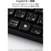 TK-QT11FUMBK 有線キーボード 静音 テンキー付き 日本語配列 USB接続(USB-A) AI起動キー搭載 排水機構 メンブレン エレコム 75277645