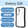 PM-G261GRPFCBK Galaxy S26 (SC-51G) ケース ハイブリッド 衝撃吸収 ストラップホール付 ストラップホールシート付 Grippy エレコム 75277880